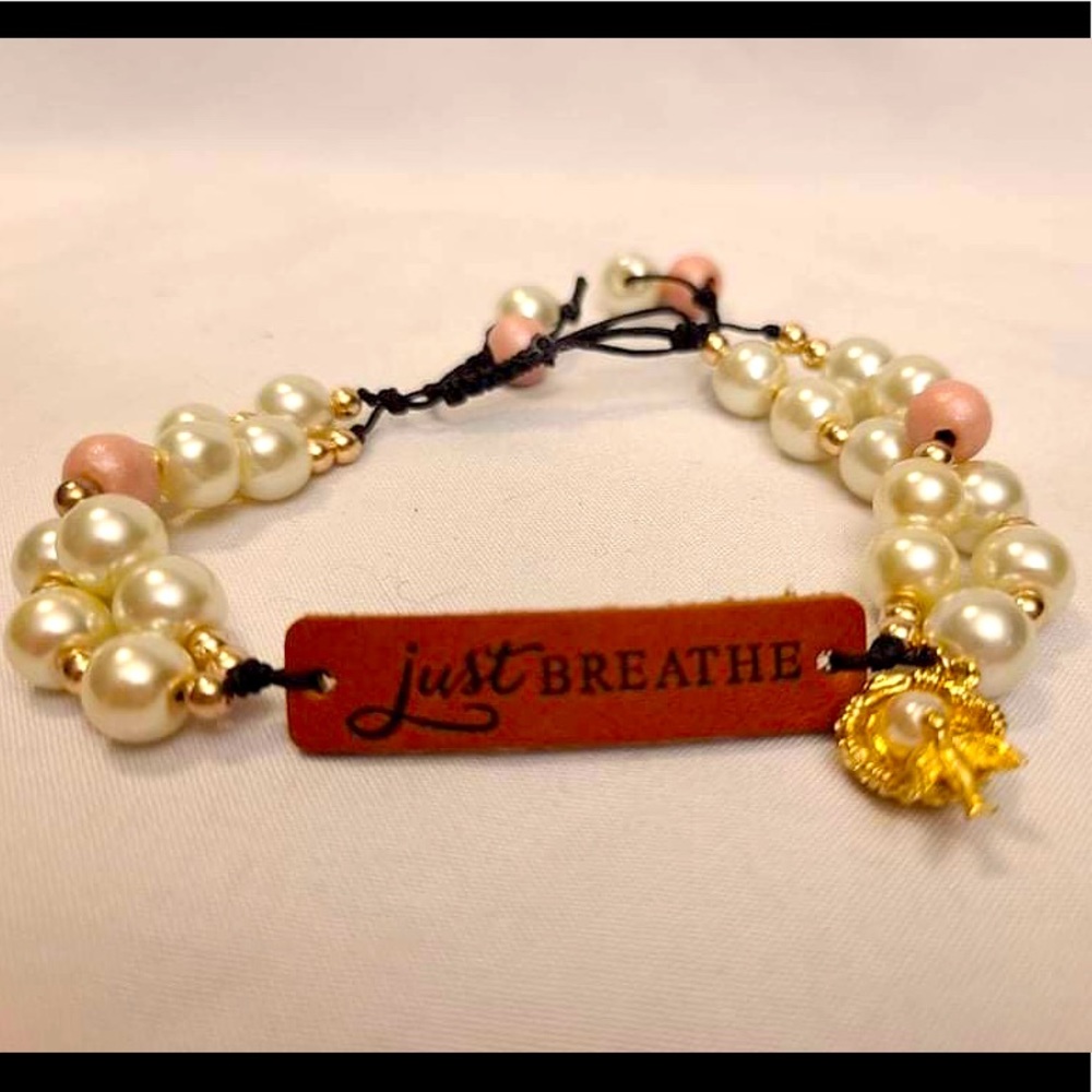 NWT Just Breathe Handcrafted Bracelet